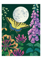Flower Moon A4 Giclee Print