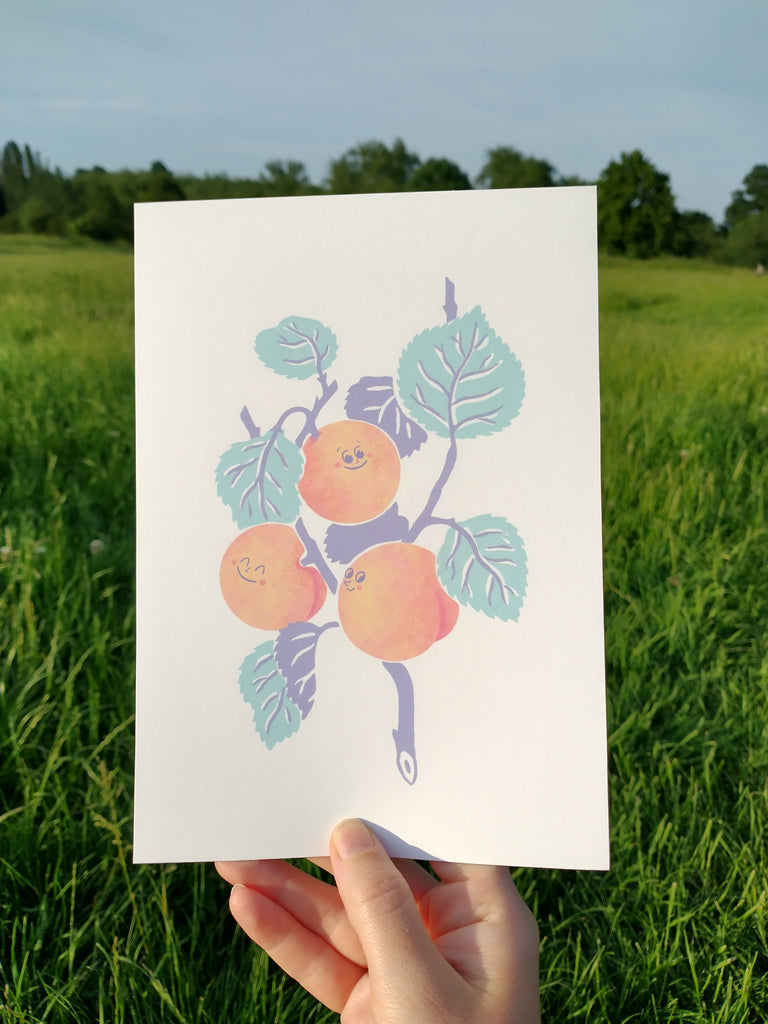 Peachy Fine Art Print (A5)