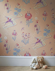Thumbelina Wallpaper - Peach